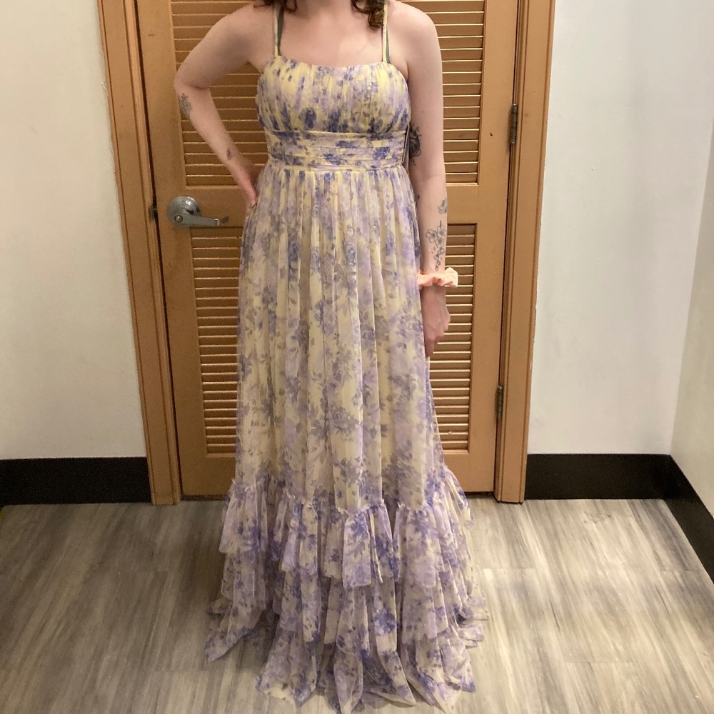 Floor length formal dress